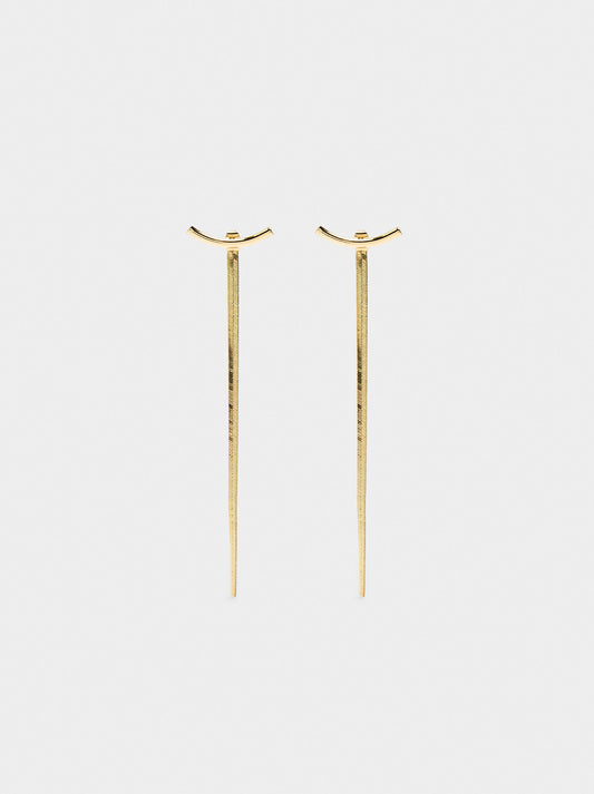 Long Earjacket Earrings With Cascade Effect