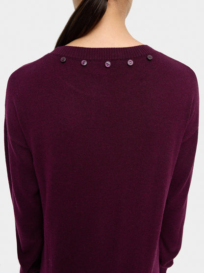 Midi Knit Dress With Scarf