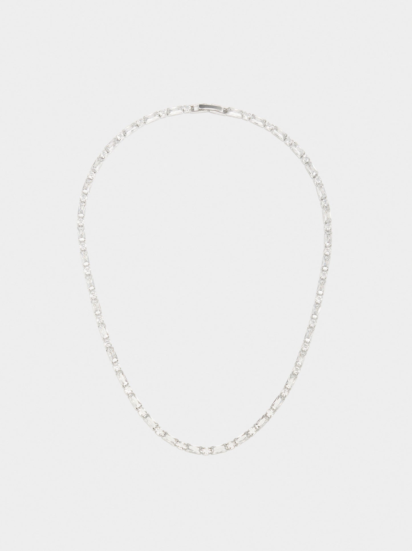 Necklace And Bracelet Set With Zirconia