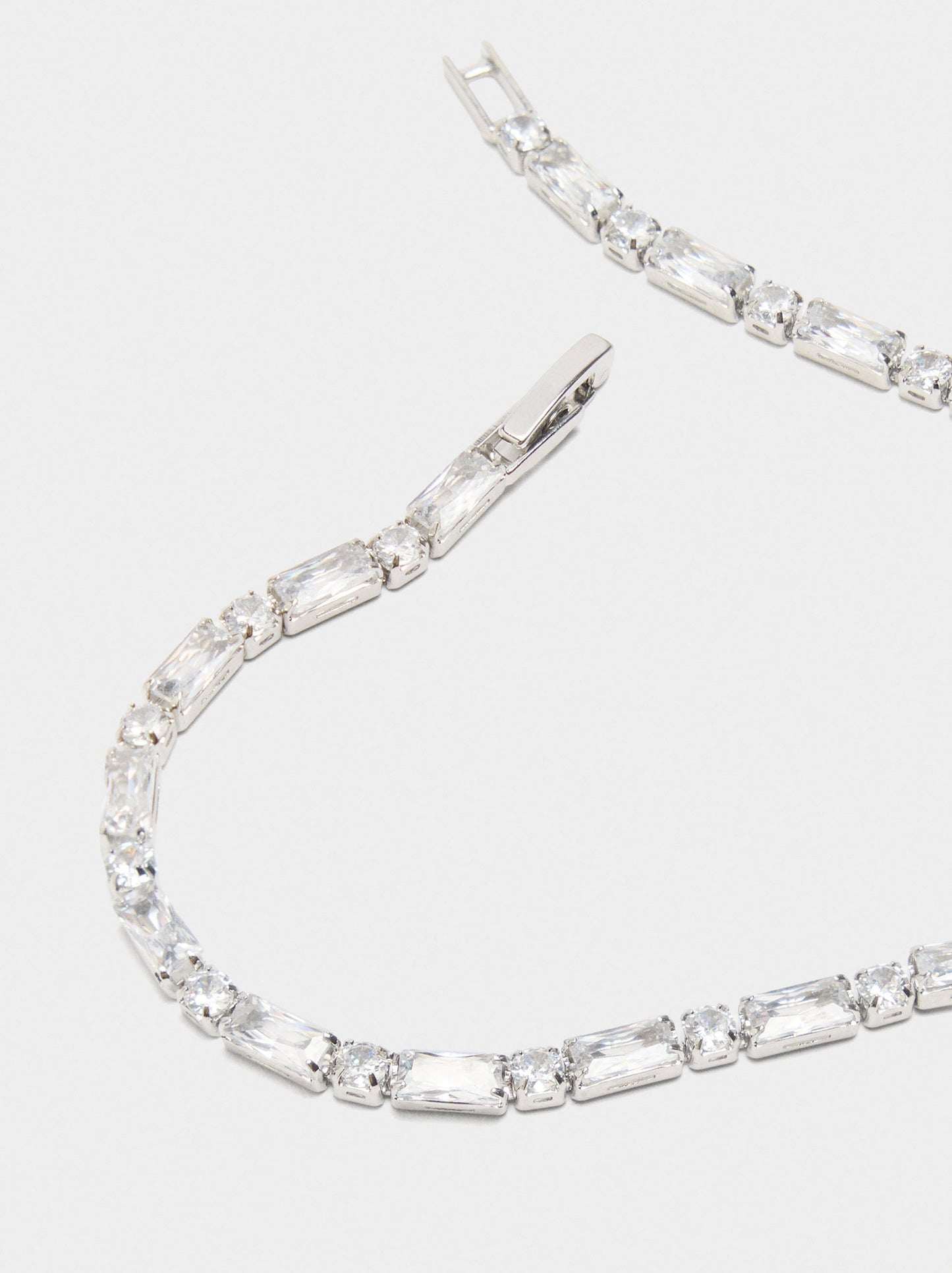 Necklace And Bracelet Set With Zirconia