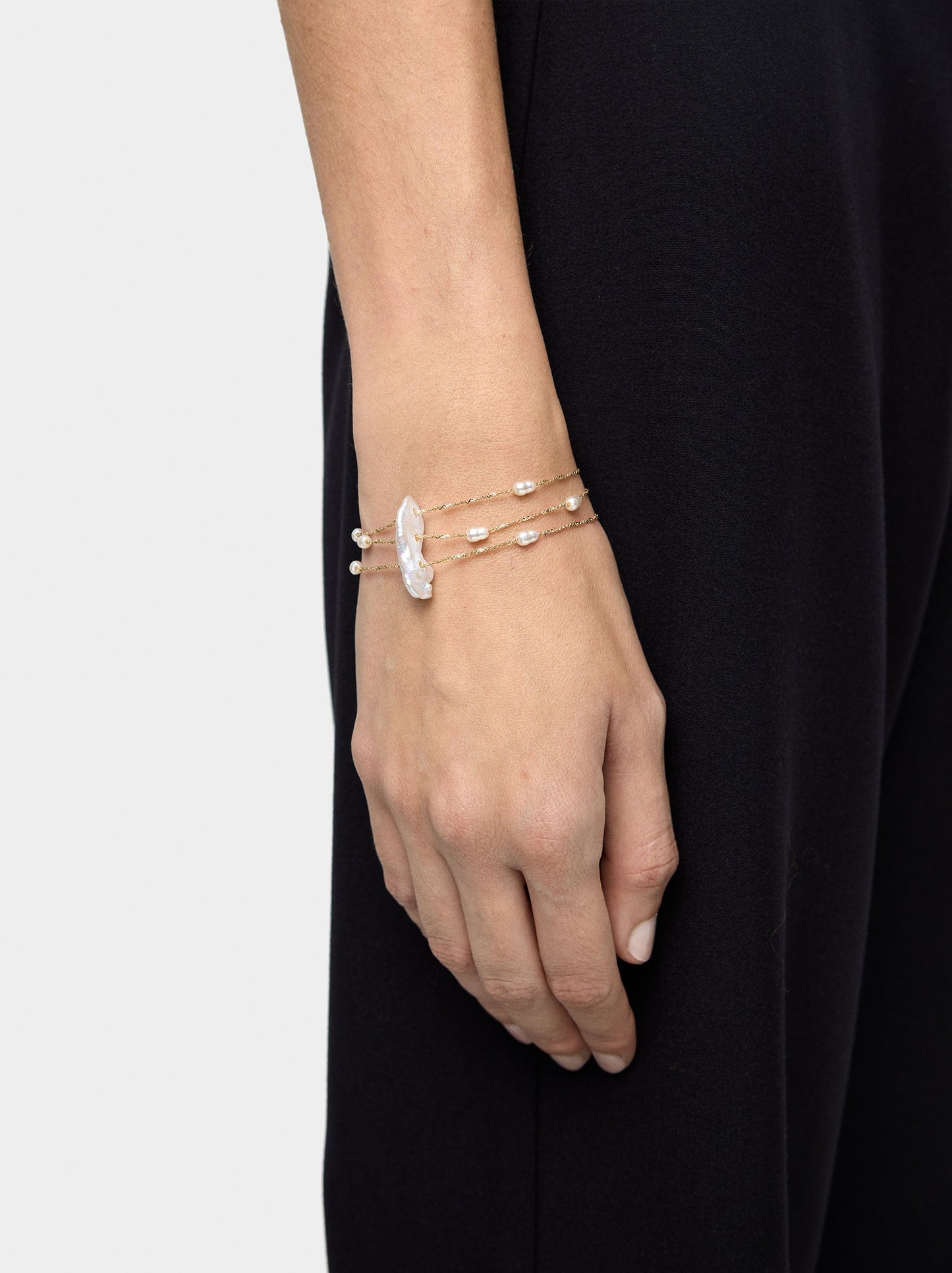 Multi-Bracelet With Freshwater Pearls