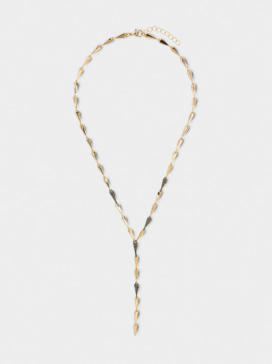 Necklace With Diamond Shapes With Zirconias