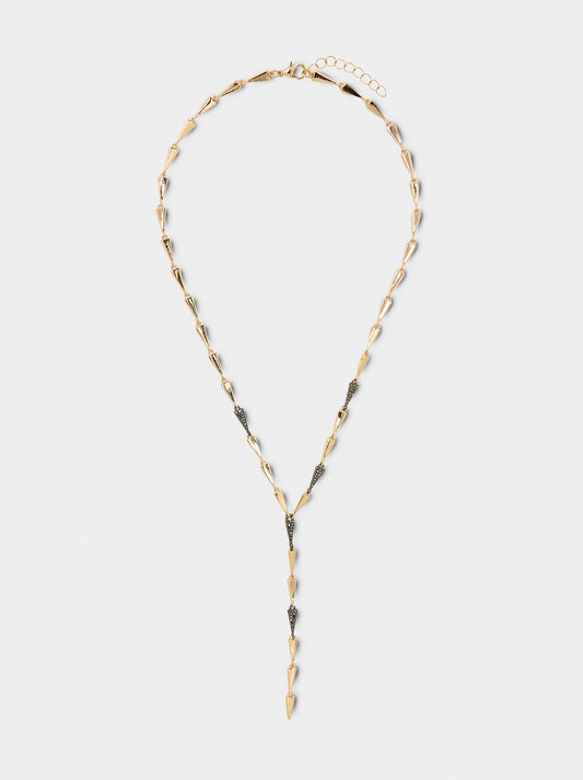Necklace With Diamond Shapes With Zirconias