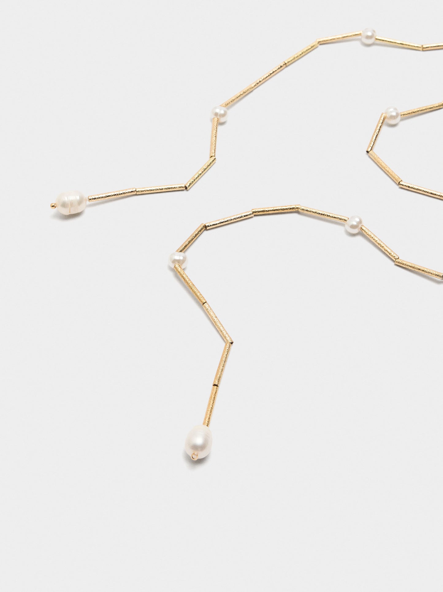Long Necklace With Freshwater Pearls
