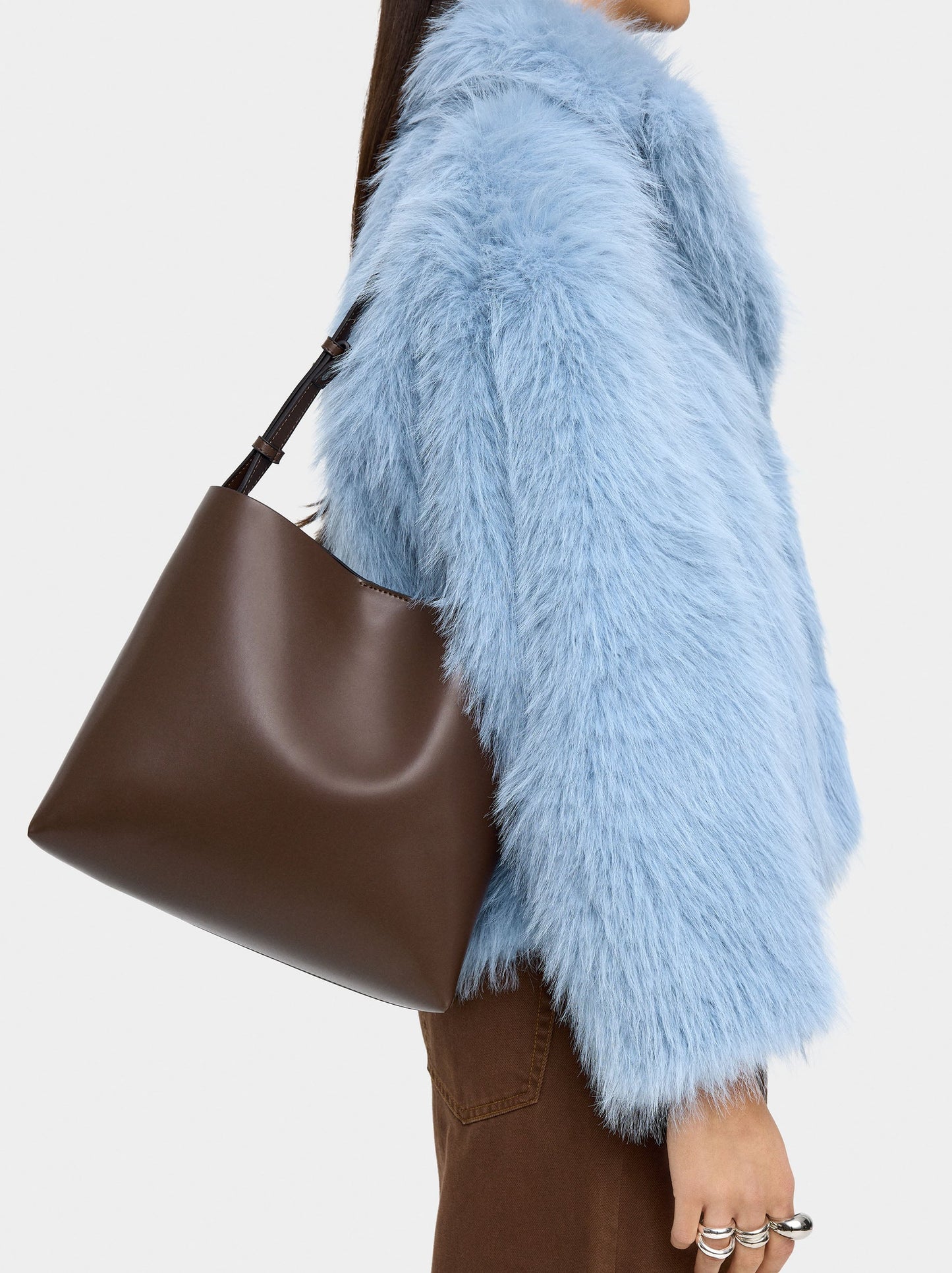 Plain Shoulder Bag