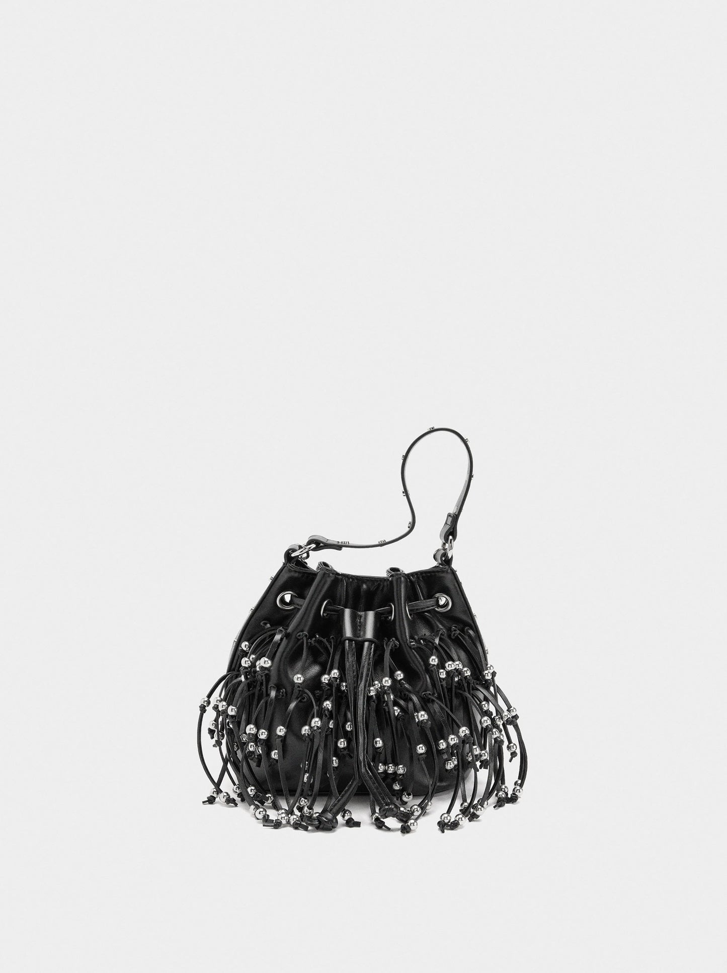 Party Bag With Fringes And Beads