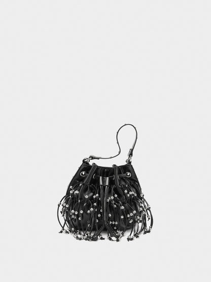 Party Bag With Fringes And Beads