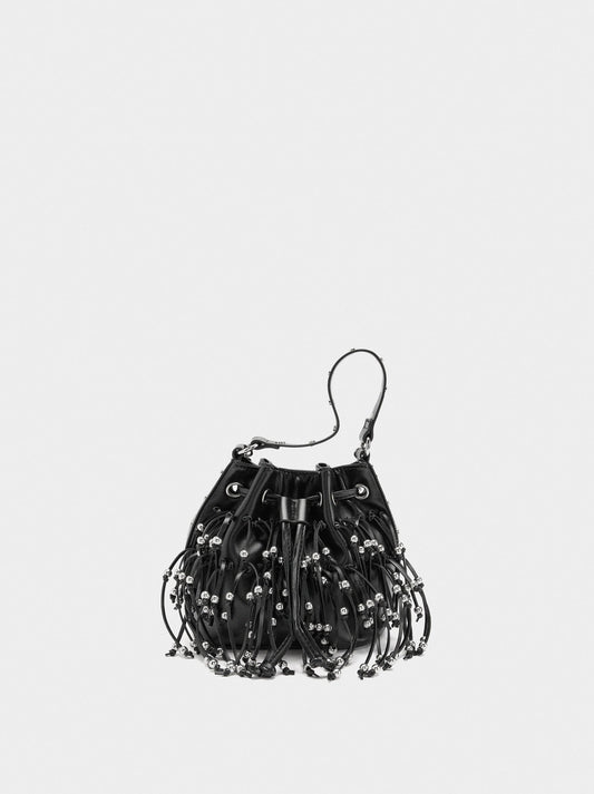 Party Bag With Fringes And Beads