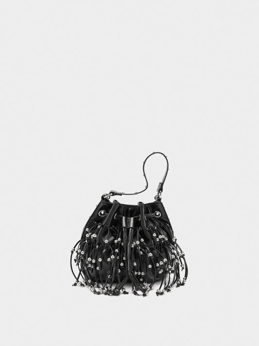 Party Bag With Fringes And Beads