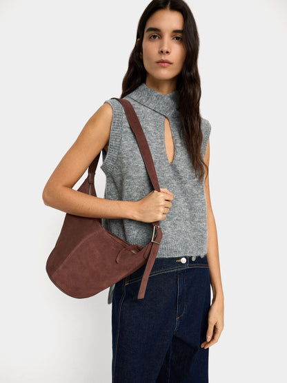 Smooth Leather Crossbody Bag
