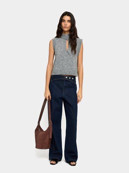 Smooth Leather Crossbody Bag