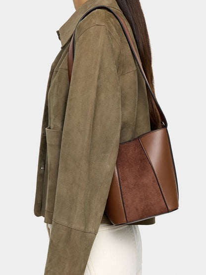 Bucket Bag Contrast Of Textures