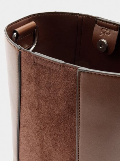 Bucket Bag Contrast Of Textures