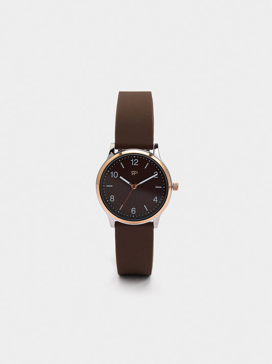 Watch With Silicone Strap