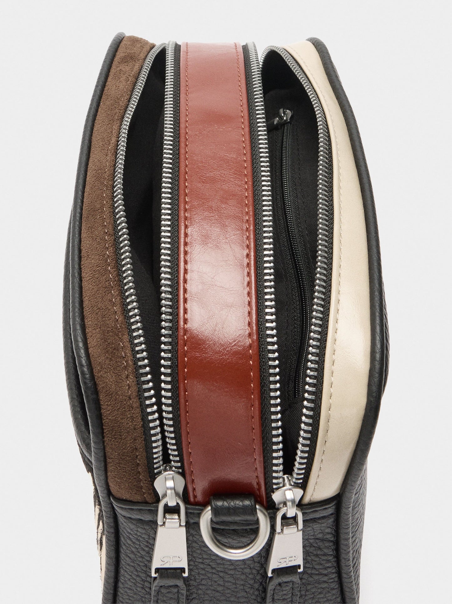 Crossbody Bag With Leather Details