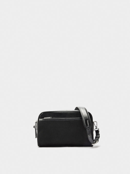 Crossbody Bag Contrast Of Textures
