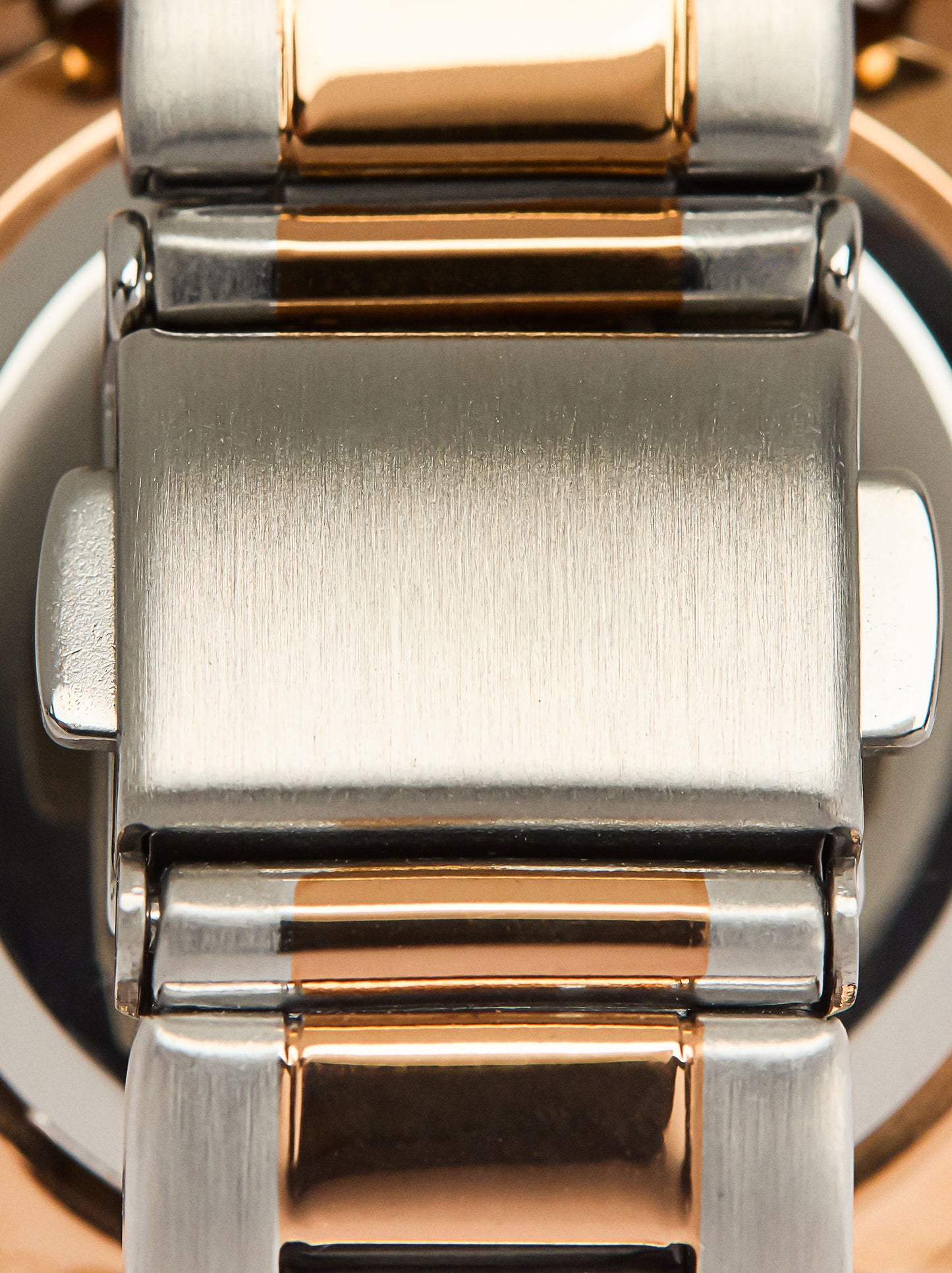 Bicolor Watch With Stainless Steel Bracelet