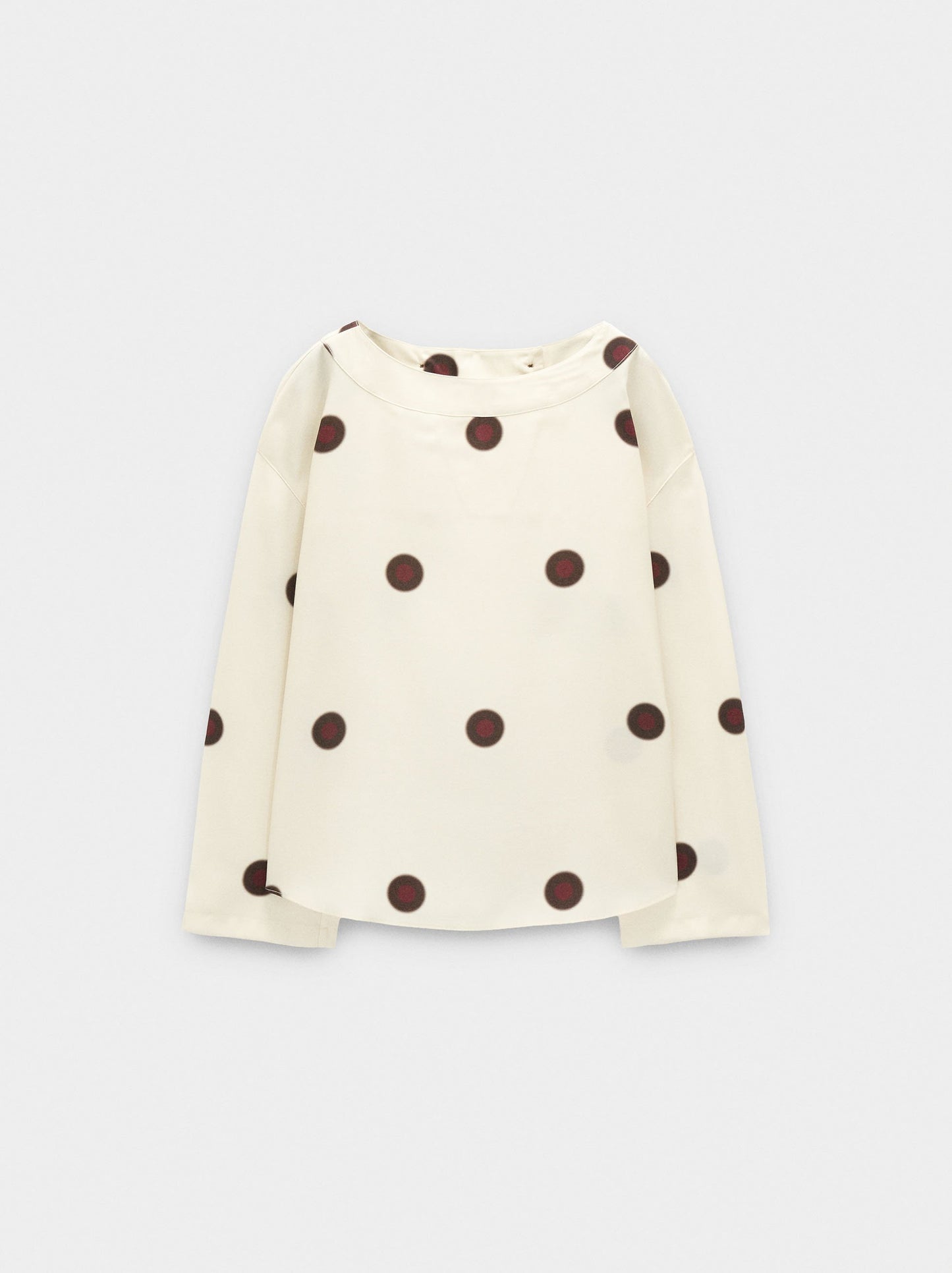 Blouse With Polka Dots