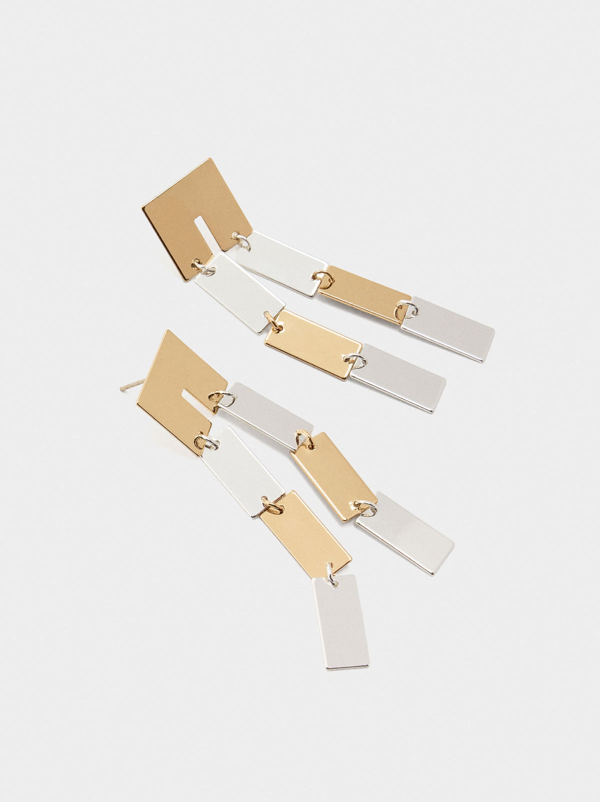 Long Earrings With Double Effect
