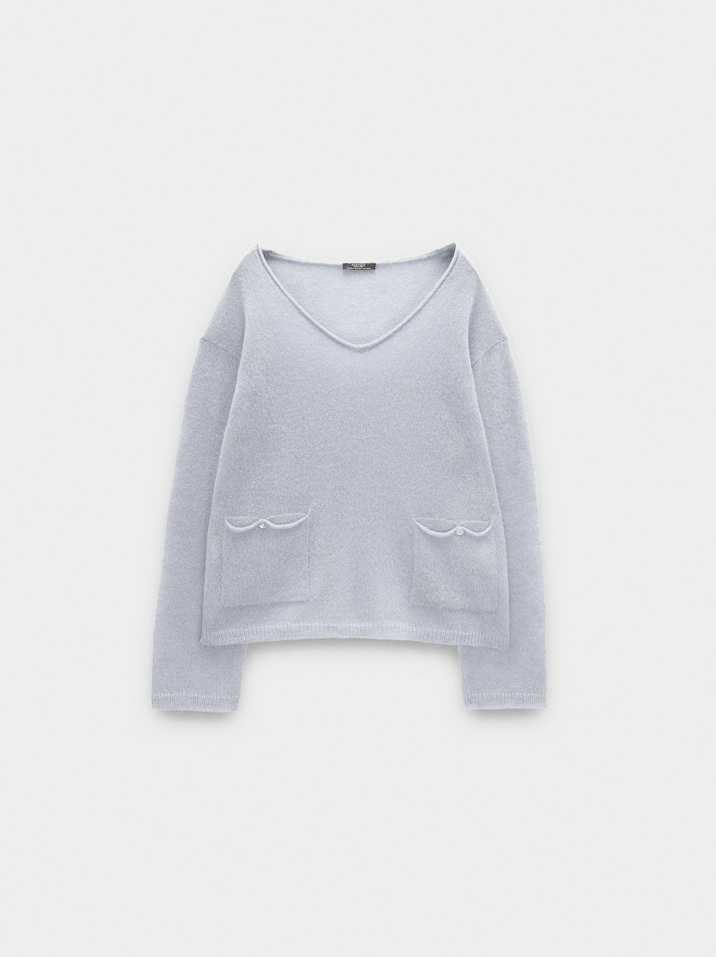 Wool-Blend Sweater With Pockets