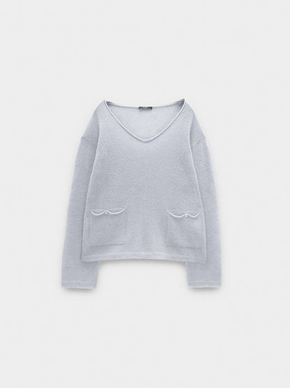 Wool-Blend Sweater With Pockets