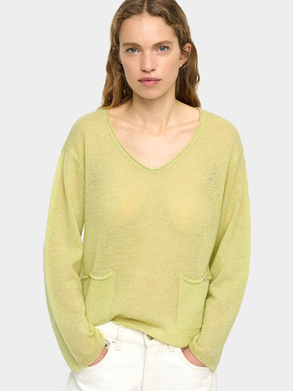 Wool-Blend Sweater With Pockets