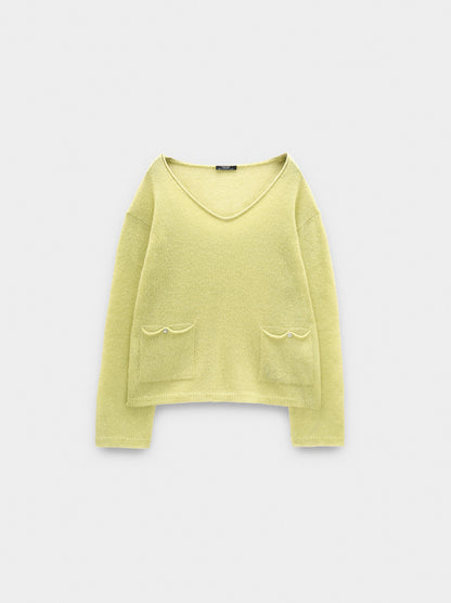 Wool-Blend Sweater With Pockets