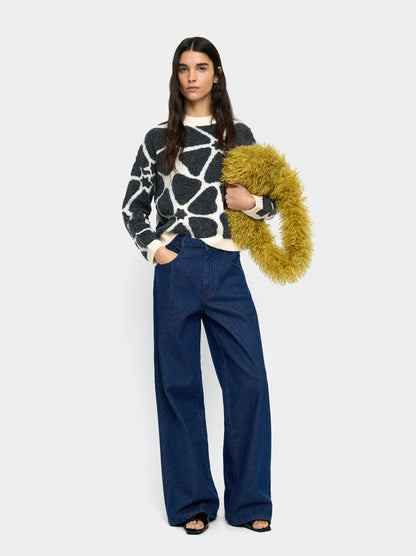 Sweater With Jacquard Knit