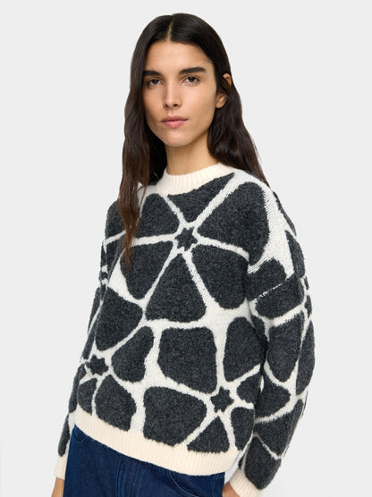 Sweater With Jacquard Knit