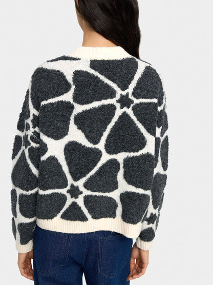 Sweater With Jacquard Knit