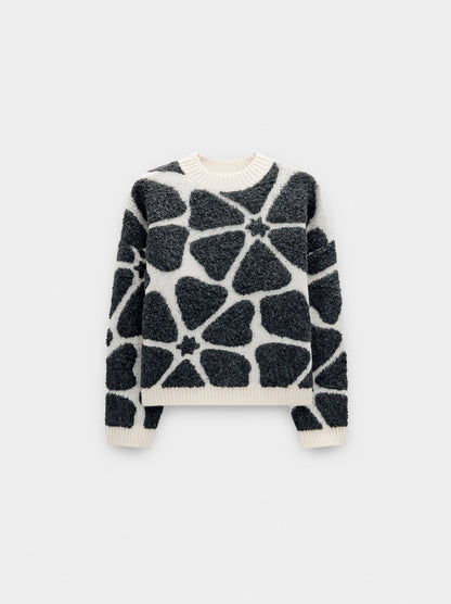 Sweater With Jacquard Knit