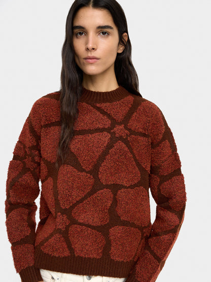 Sweater With Jacquard Knit