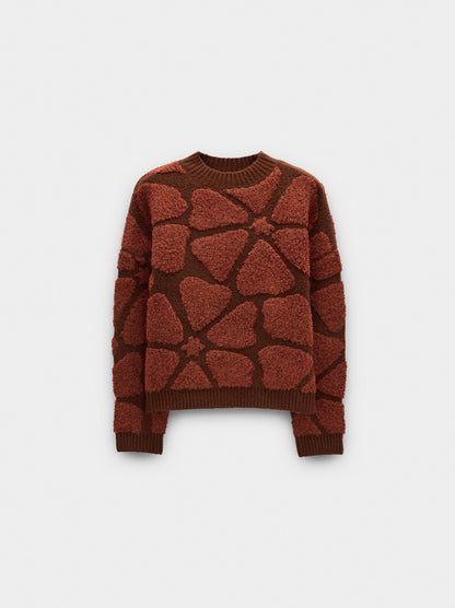 Sweater With Jacquard Knit
