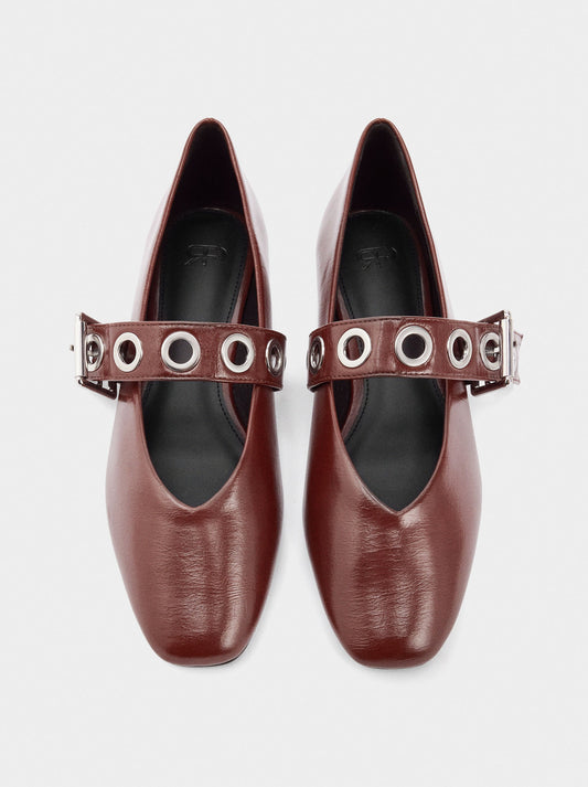 Ballet Flats With Studs