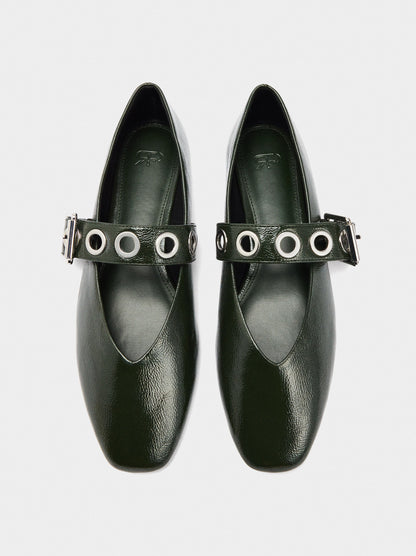 Ballet Flats With Studs