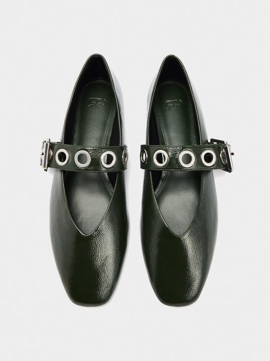 Ballet Flats With Studs