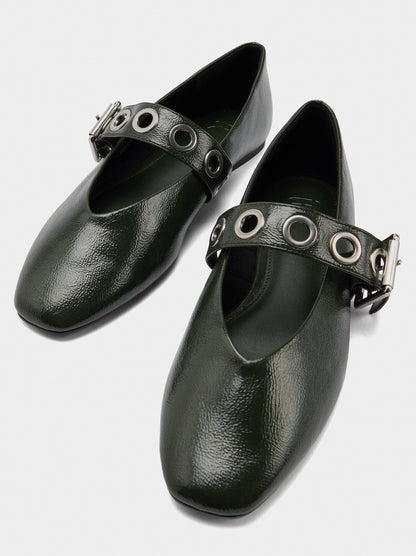 Ballet Flats With Studs