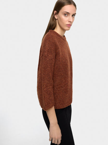 Plain Knit Sweater