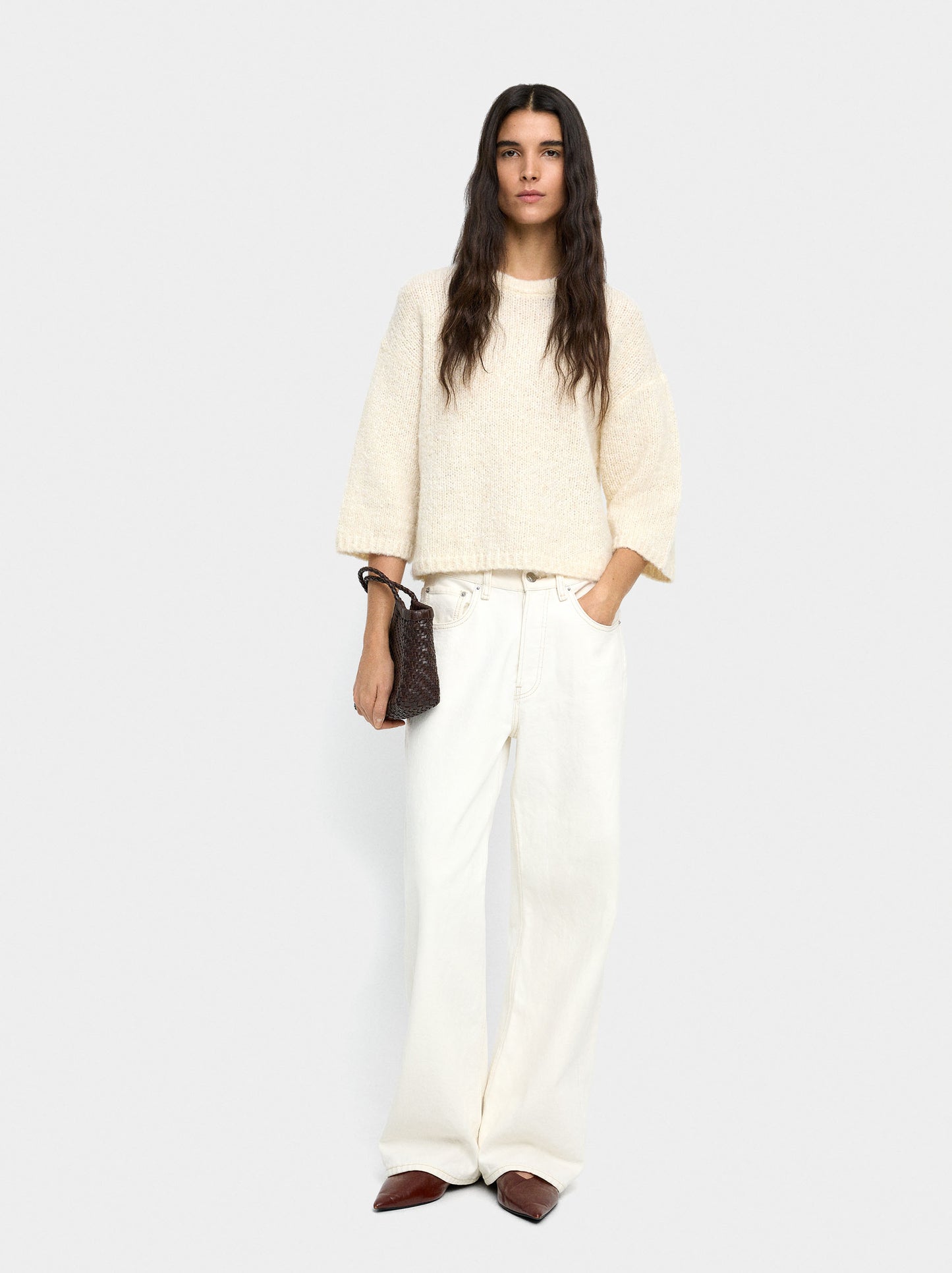 Plain Knit Sweater