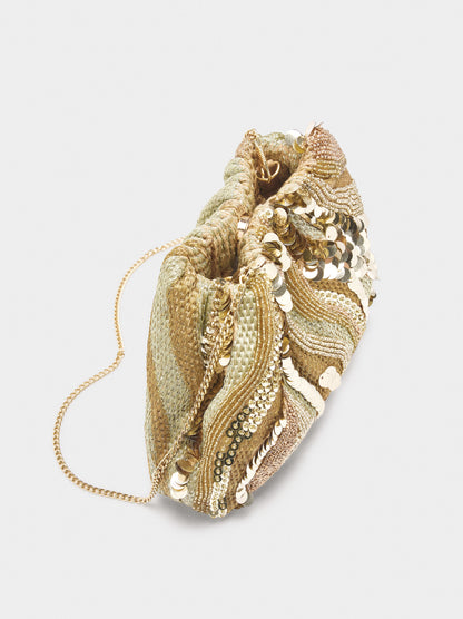 Party Bag With Beads And Sequins