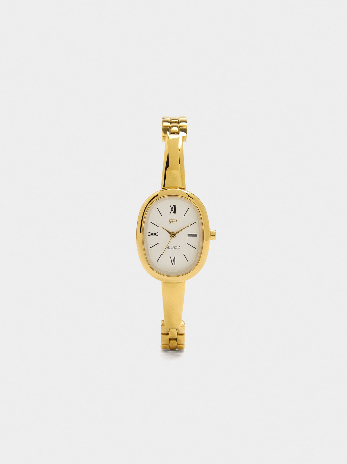 Oval Watch With Stainless Steel Bracelet