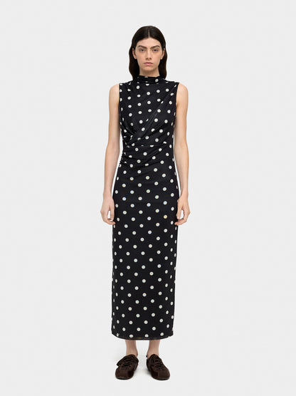 Long Dress With Polka Dots
