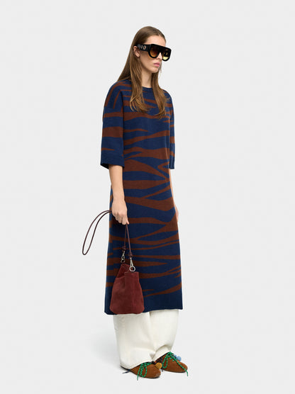 Jacquard Knit Dress