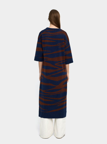 Jacquard Knit Dress