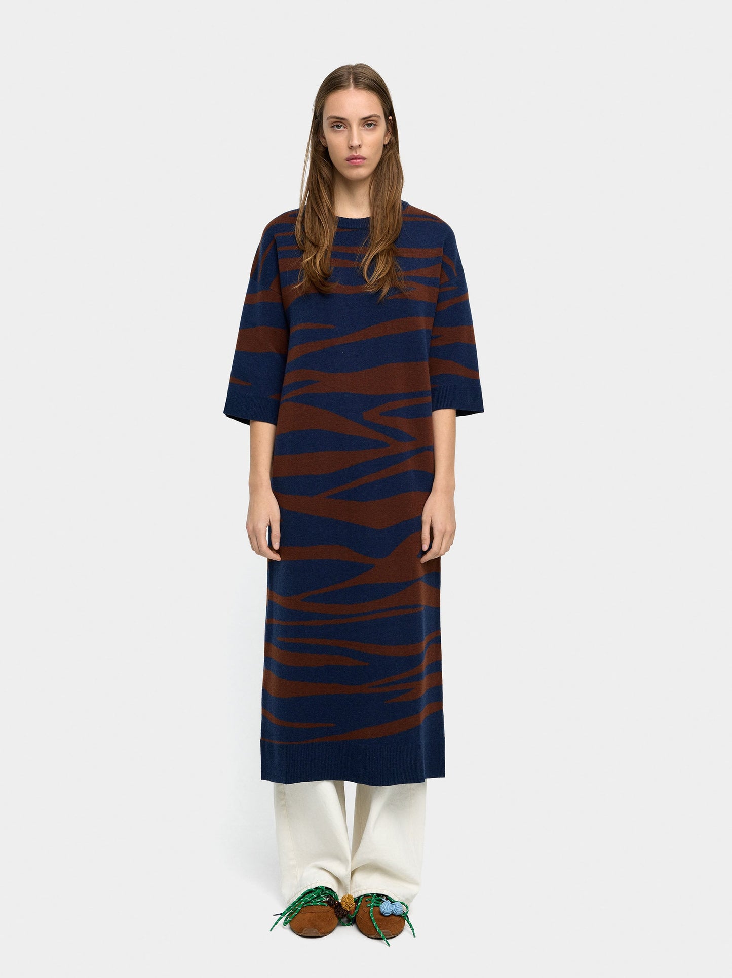 Jacquard Knit Dress