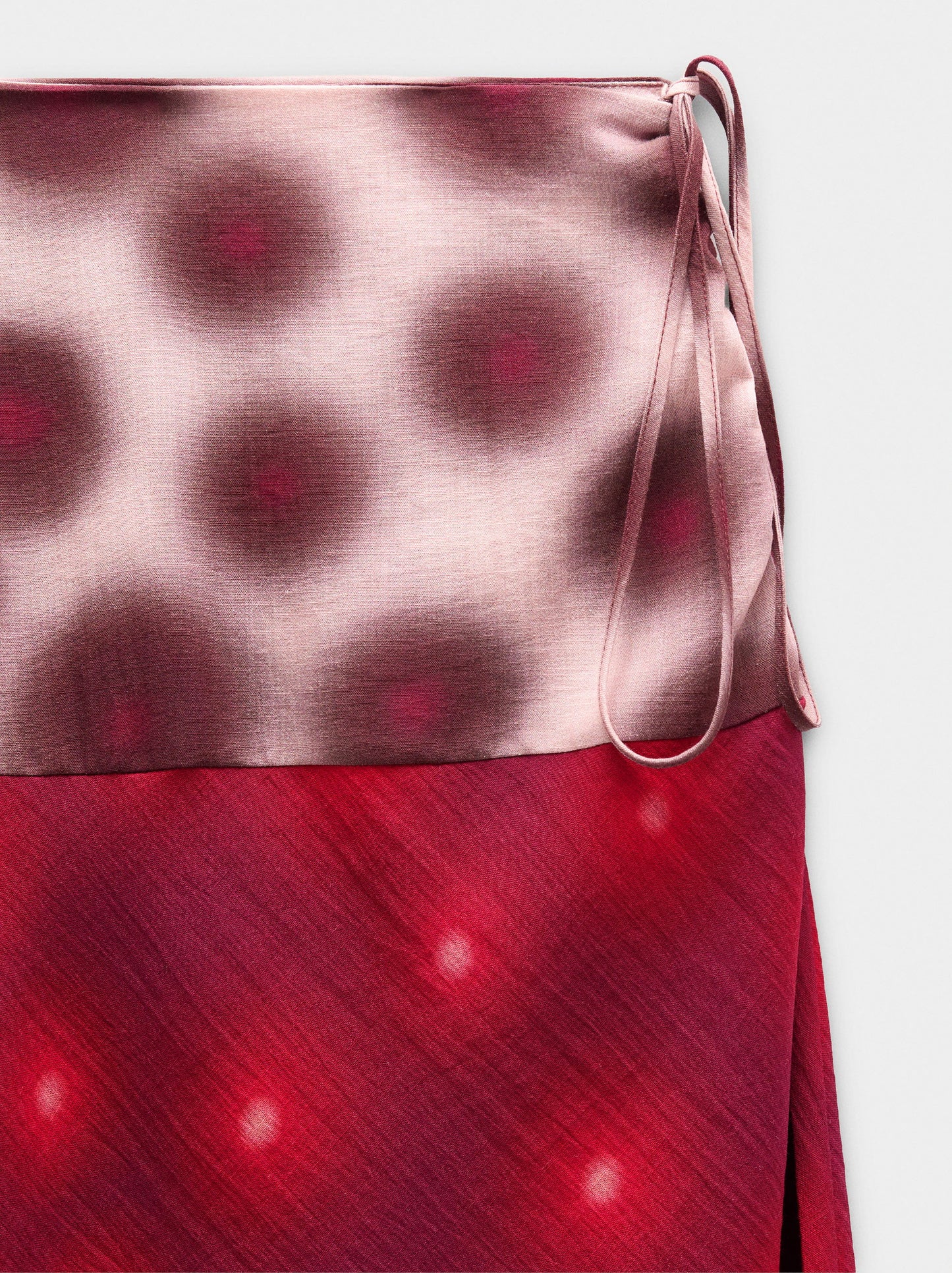 Asymmetric Printed Skirt