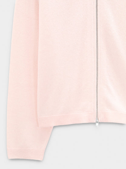 Mesh Knit Cardigan With Hood