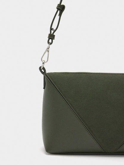 Crossbody Bag Contrast Of Textures