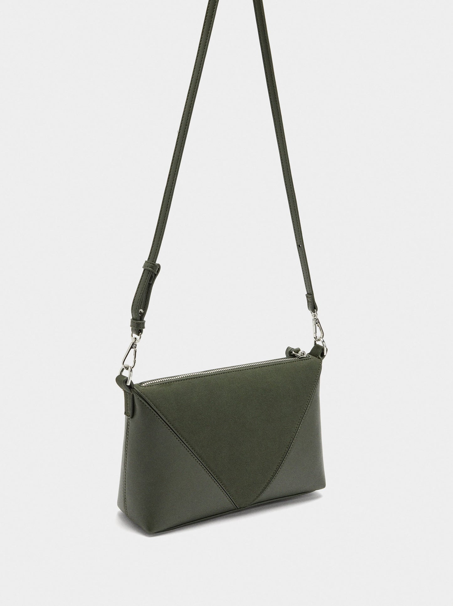 Crossbody Bag Contrast Of Textures