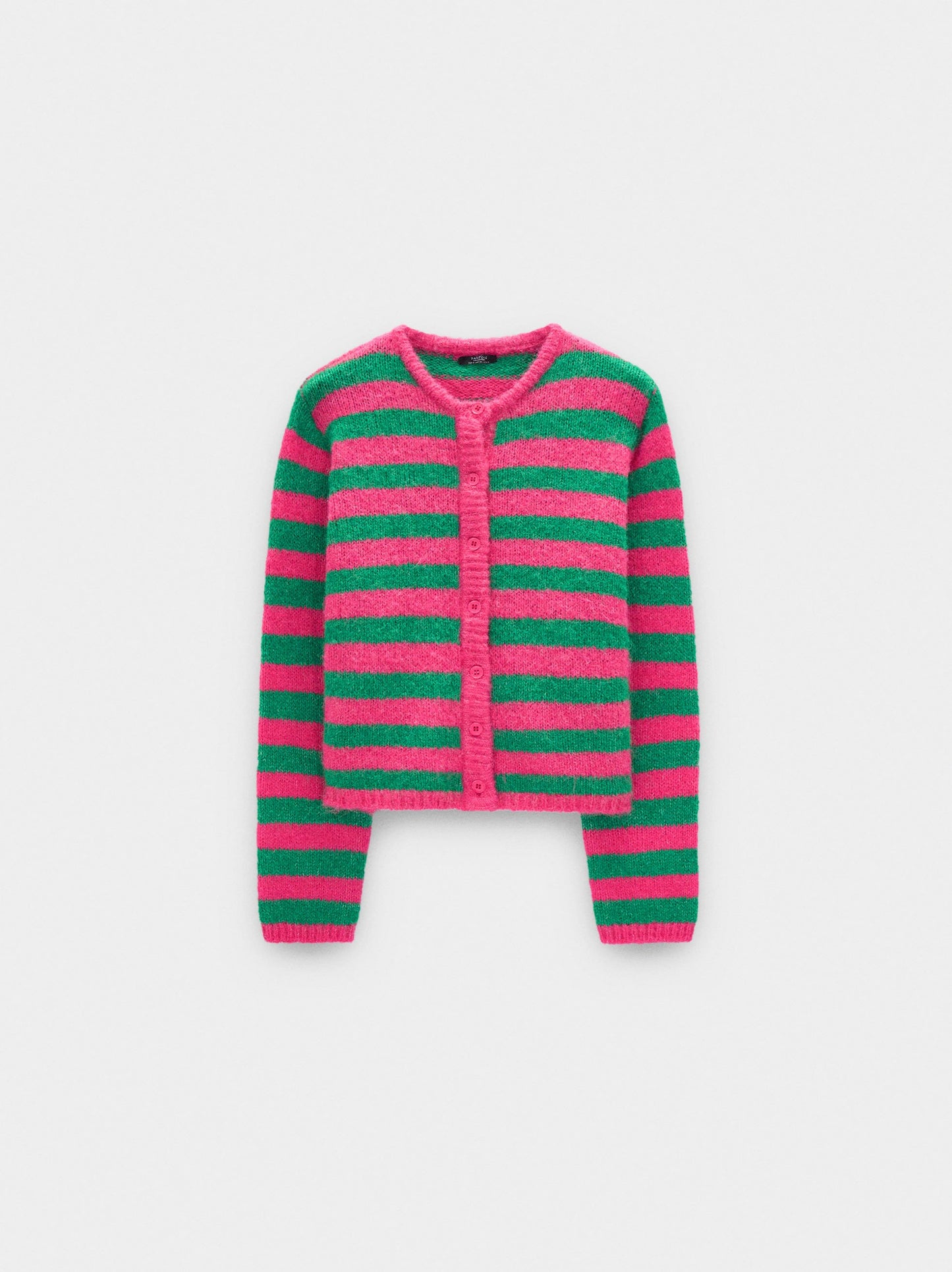 Knit Cardigan With Stripes